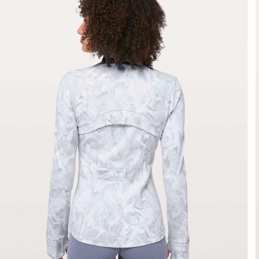 Lululemon White/Grey Patterned Define Jacket - image 2